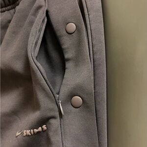 SKIMS Nike Brown Snap away Sweatpants Sz S
